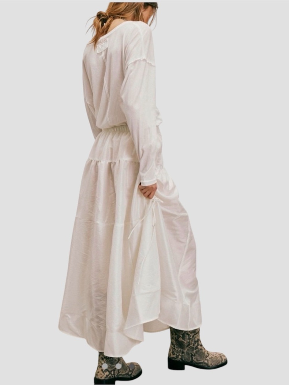 NWT Free People Emery Drop Waist Maxi Skirt